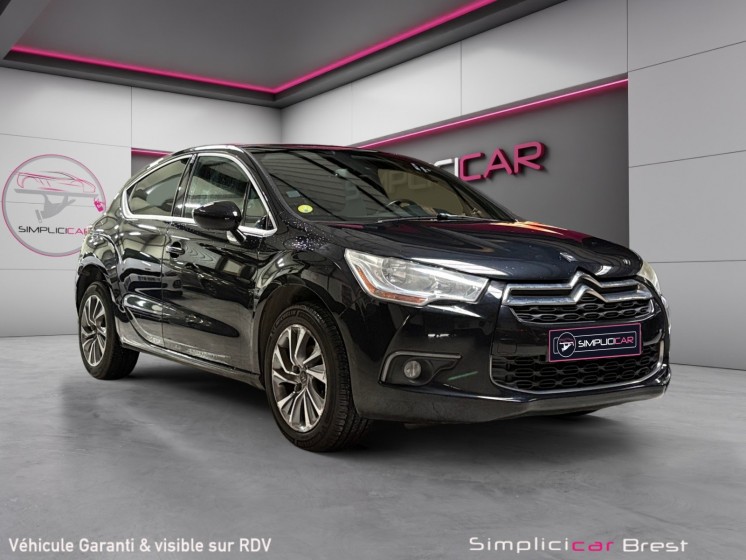 Citroen ds4 hdi 110 fap so chic - garantie 12 mois occasion simplicicar brest simplicicar simplicibike france