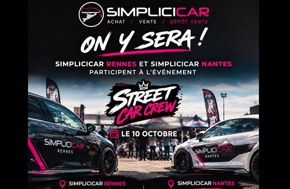 Stand Simplicicar Rennes et Nantes au festival EOSS du Street Car Crew à Plessé