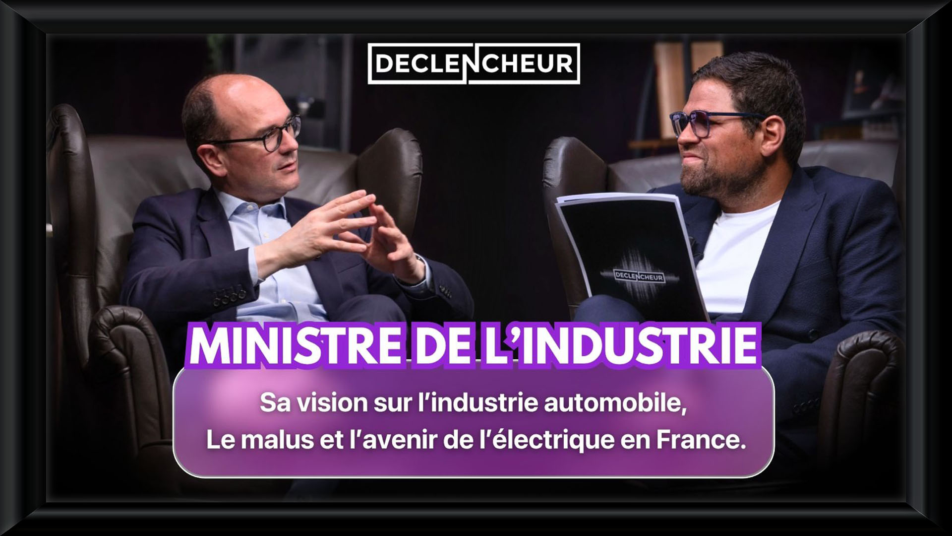 Interview Ministre de l'industrie Sebastien Martin